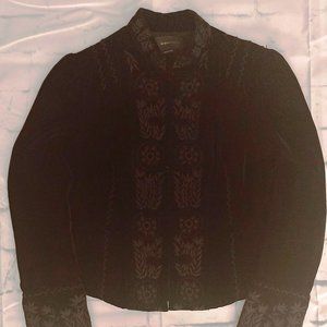 BCBG MaxAzria Black Printed Jacket